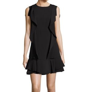 NWT BCBGMAXAZRIA Annemarie ruffle flounce dress